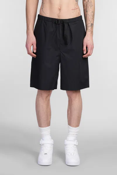 ROBERTO COLLINA SHORTS IN BLACK COTTON