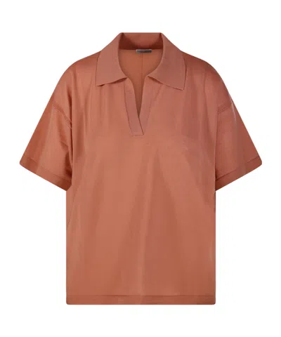 Roberto Collina Short-sleeve Polo Shirt In Black