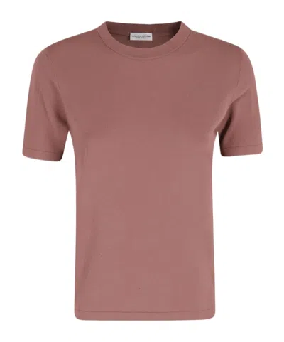 Roberto Collina Short-sleeved T-shirt In Brown