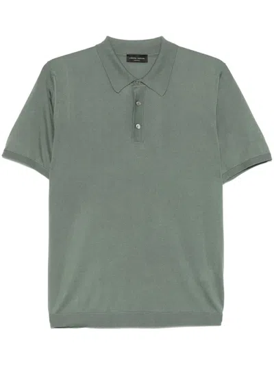 ROBERTO COLLINA SILK LIGHTWEIGHT POLO SHIRT
