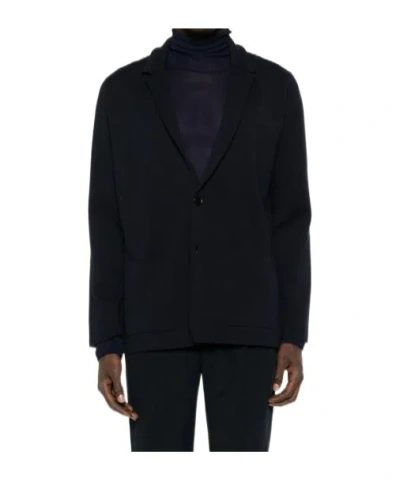 Roberto Collina Single-breasted Blazer In Black