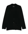 Roberto Collina Single-breasted Casual Jacket In Black