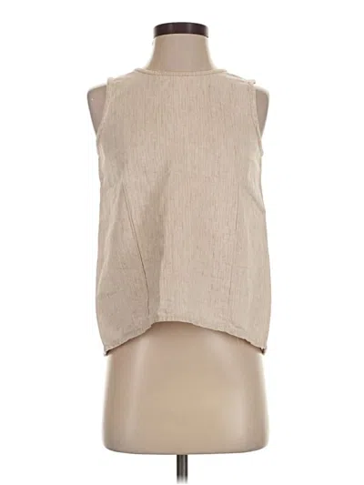 Pre-owned Roberto Collina Sleeveless Blouse In Tan