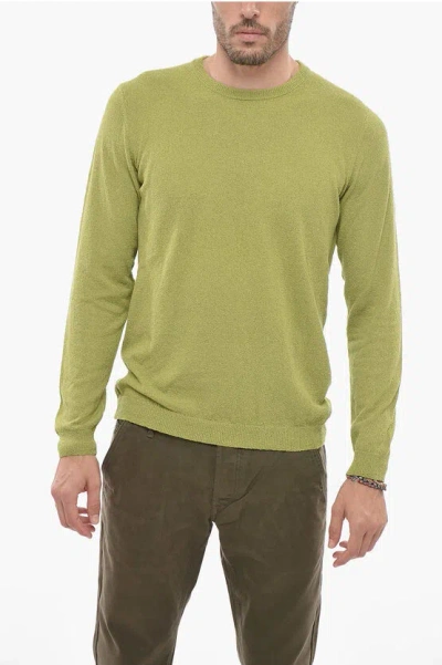 Roberto Collina Solid Color Crew-neck Sweater In Green
