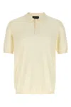 Roberto Collina Ribbed Collar Cotton Polo Shirt