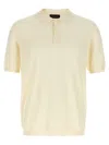 Roberto Collina Ribbed Collar Cotton Polo Shirt