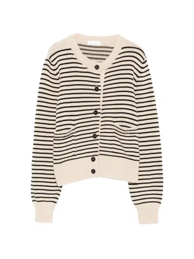 Roberto Collina Striped Cardigan In Multi