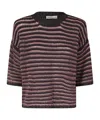 Roberto Collina Striped Pullover In Black
