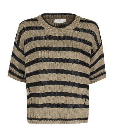 Roberto Collina Striped Sweater In Multi