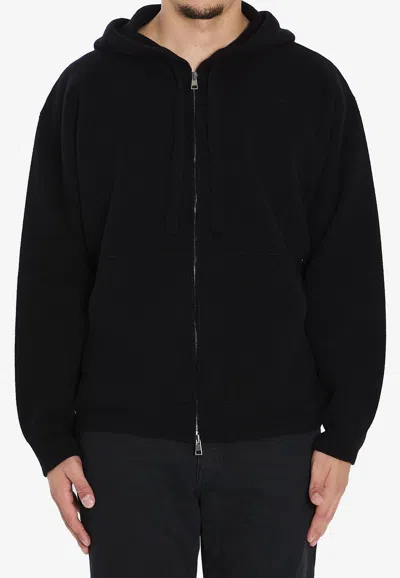ROBERTO COLLINA SUPER-FINE WOOL HOODED SWEATSHIRT