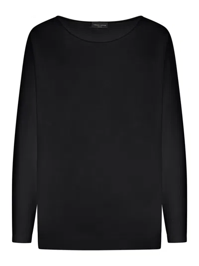 Roberto Collina Oversized Sweater In Black