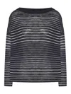 Roberto Collina Striped Long-sleeve Knitted Sweater