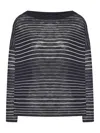 Roberto Collina Striped Long-sleeve Knitted Sweater