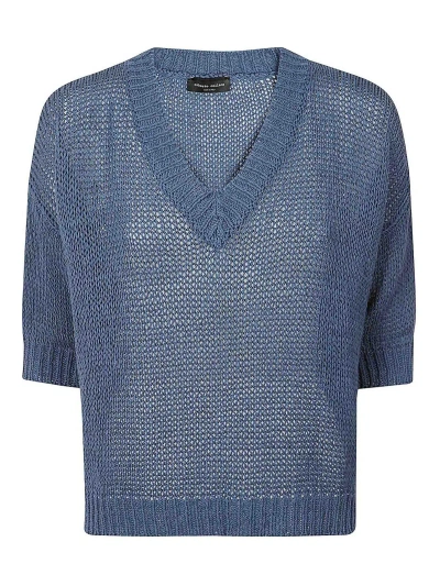 Roberto Collina Sweater In Dark Blue