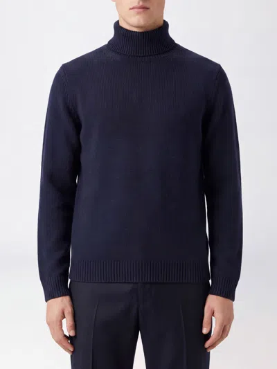 Roberto Collina Sweater Men Color Blue
