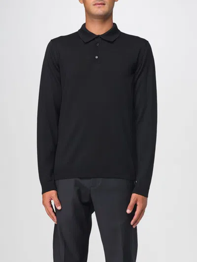 ROBERTO COLLINA POLO SHIRT ROBERTO COLLINA MEN COLOR BLACK,H32060002