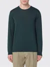 Roberto Collina Dark Green Sweater In Cotton In Green