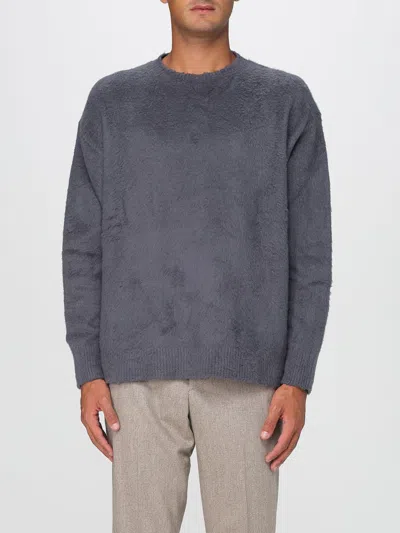 Roberto Collina Sweater  Men Color Grey In Blue