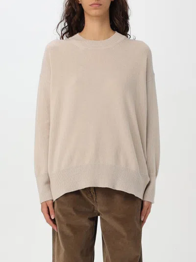 Roberto Collina Crewneck Knit Sweater In Neutrals