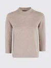 Roberto Collina Crew-neck Cashmere Sweater In Brown