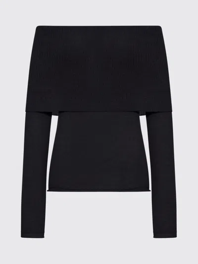 ROBERTO COLLINA SWEATER ROBERTO COLLINA WOMAN COLOR BLACK,H61478002