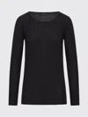 Roberto Collina Crew Neck Cashmere Sweater In Blue