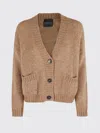 Roberto Collina Button Front-pocket Cardigan In Brown
