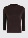 Roberto Collina Three-quarter Sleeve Sweater In Brown