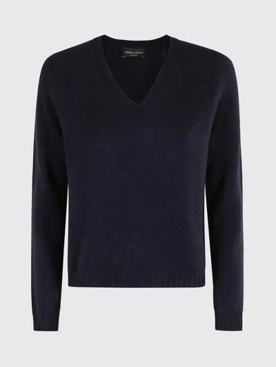 Roberto Collina Sweater  Woman Color Navy In Blue