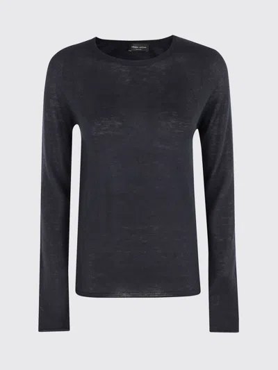 ROBERTO COLLINA SWEATER ROBERTO COLLINA WOMAN COLOR NAVY,H73281045