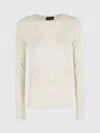 Roberto Collina Crew Neck Long Sleeve Sweater In Neutral