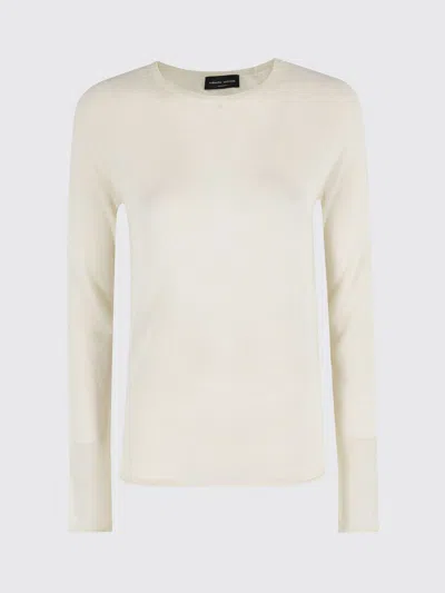 ROBERTO COLLINA SWEATER ROBERTO COLLINA WOMAN COLOR WHITE,H73281001