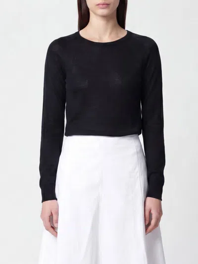 Roberto Collina Sweater Woman Color Blue In Black