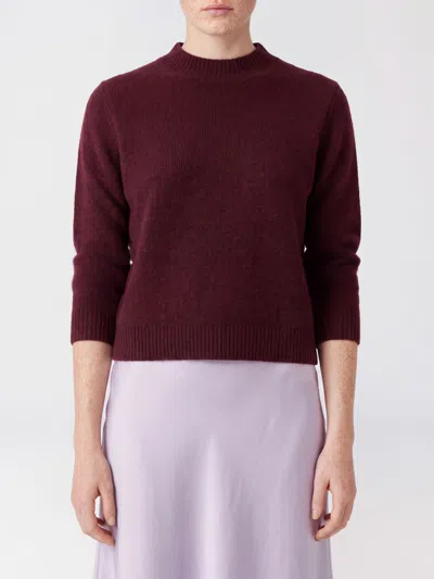 Roberto Collina Sweater Woman In Burgundy