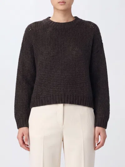 Roberto Collina Sweater Woman Color Coffee In Brown