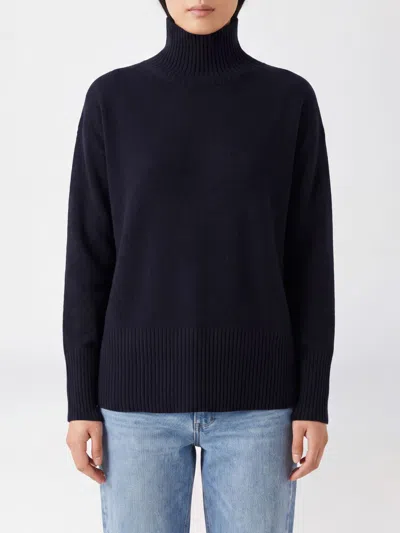 Roberto Collina Sweater Woman Color Navy In Blue