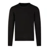 Roberto Collina Crew Neck Knit Sweater In Black