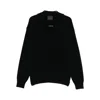 Roberto Collina Long Sleeve Ribbed Sweater In Black