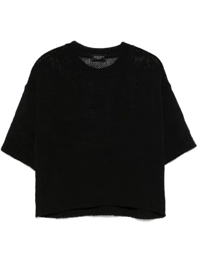 Roberto Collina Sweaters In Black