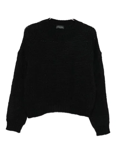 Roberto Collina Sweaters In Black