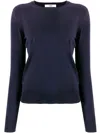 Roberto Collina Ultra-fine Merino Wool Sweatshirt In Blue