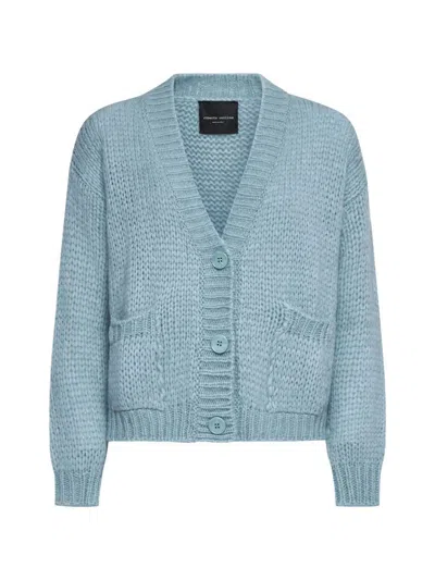 Roberto Collina Sweaters In Blue