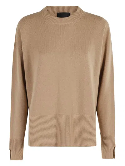 Roberto Collina Sweaters In Brown