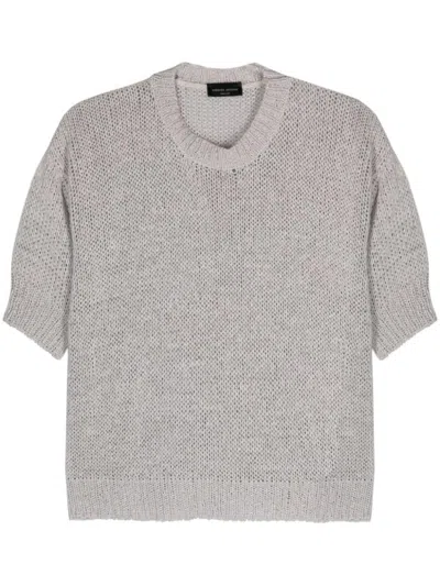 Roberto Collina Sweaters In Gray