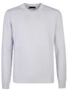 Roberto Collina Crewneck Knit Sweaters In Grey