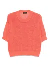 Roberto Collina Pullover Mit Rundhalsausschnitt In Red