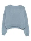 Roberto Collina Sweaters In Blue