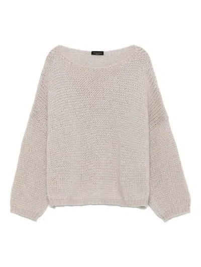 Roberto Collina Sweaters In Neutral
