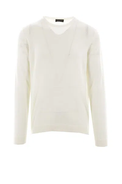 Roberto Collina Sweaters In White