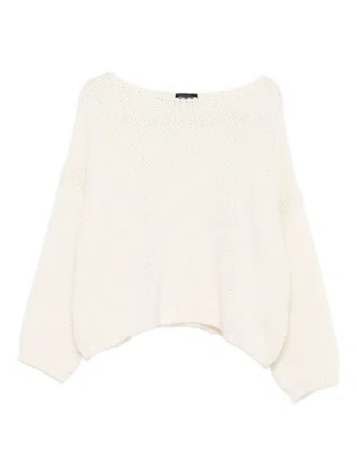 Roberto Collina Sweaters In White